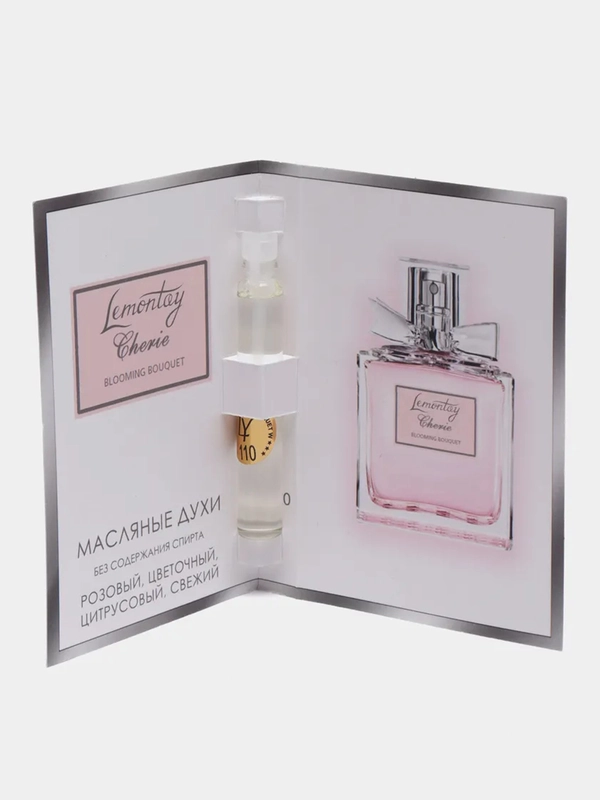 Lemontay масляные духи женские №110: cherie blooming bouquet, шери блуминг букет, 3 мл