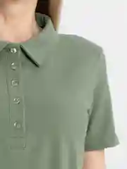 Молочный платье поло женское, с ремешком