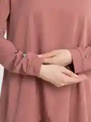 Белый платье женское свободное с длинным рукавом