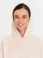Молочный женский флисовый костюм оверсайз/ Женский костюм на флисе / Флисовая толстовка женская