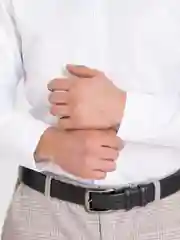 Белый рубашка мужская классическая