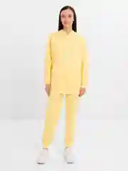 Лимонный женский спортивный костюм