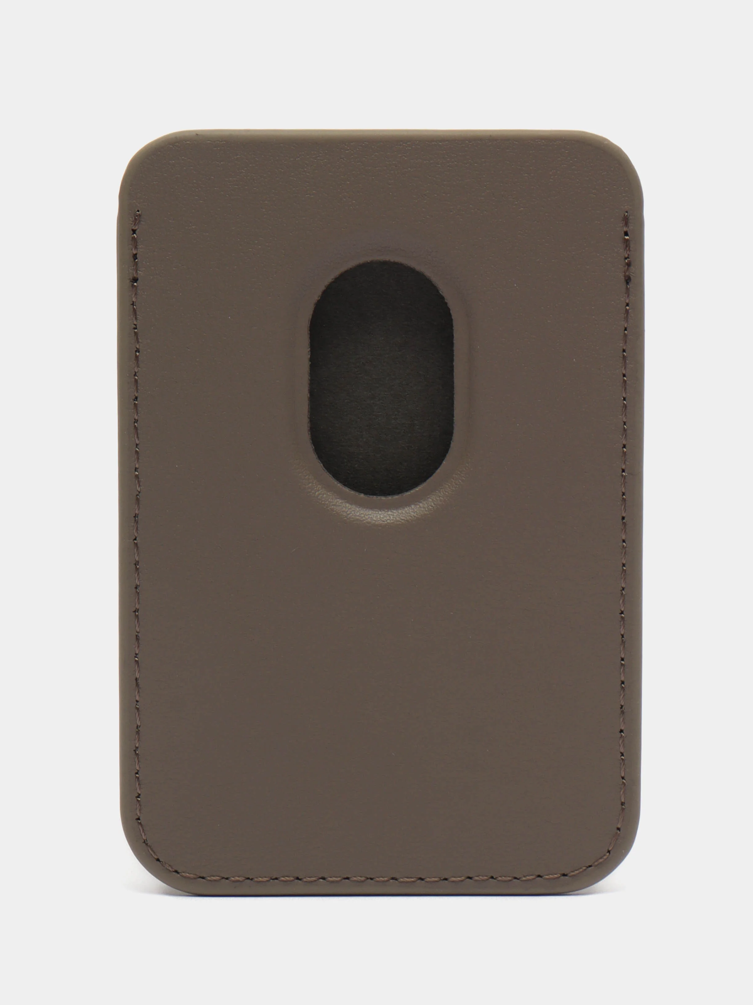 Светло-оранжевый картхолдер на iPhone, с поддержкой MagSafe Leather Wallet