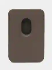 Светло-оранжевый картхолдер на iPhone, с поддержкой MagSafe Leather Wallet
