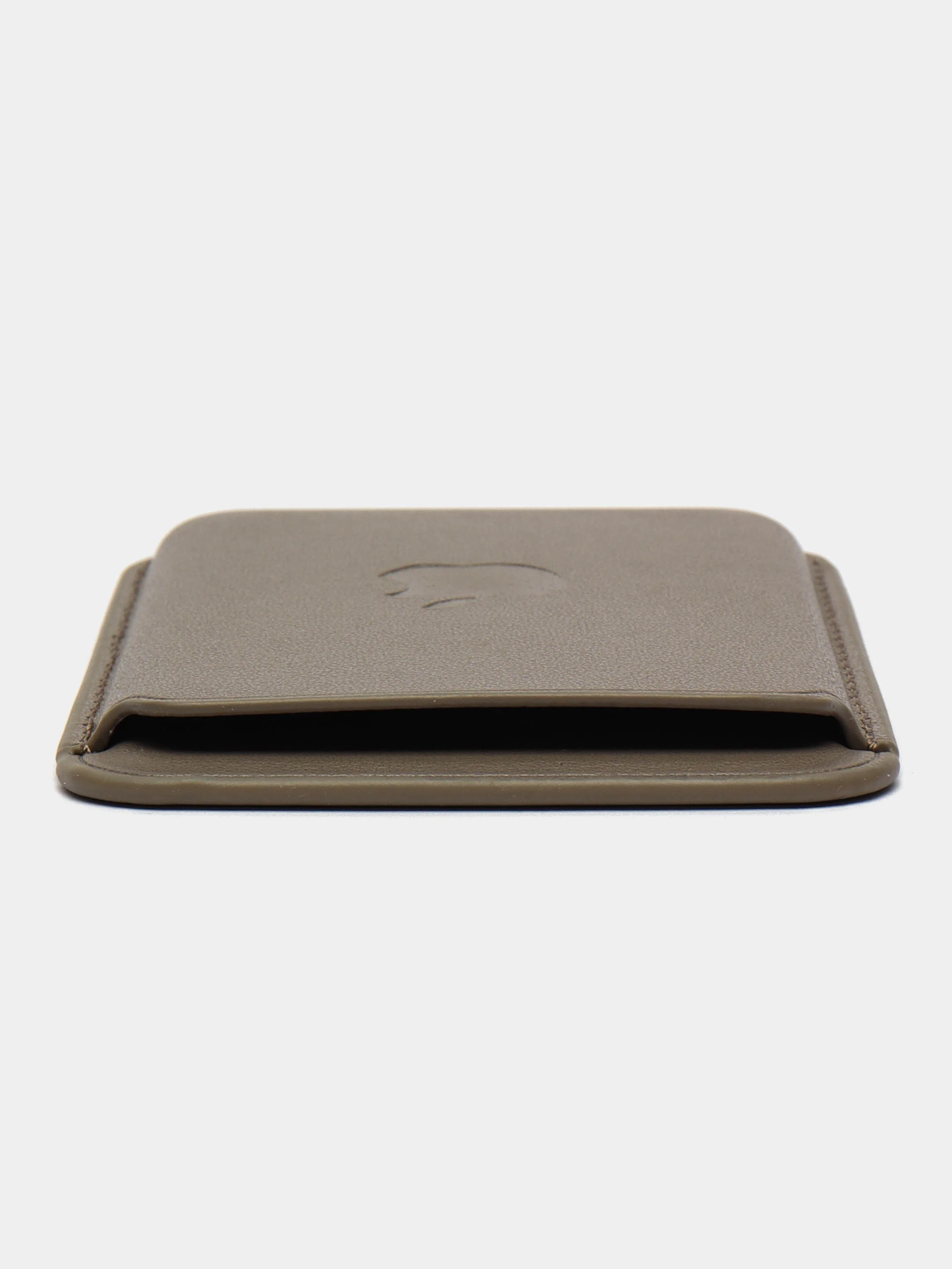Светло-оранжевый картхолдер на iPhone, с поддержкой MagSafe Leather Wallet