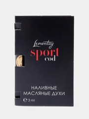 Lemontay масляные духи мужские №608 : code sport, код спорт, 3 мл