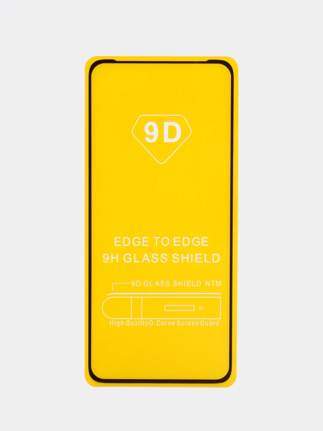 Черный защитное стекло 9D для POCO C61 (ПОКО С61)