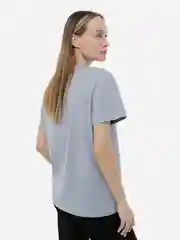 Серебряный футболка базовая хлопок Archive-brand