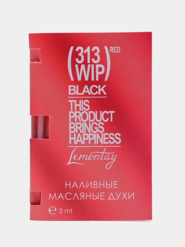 Lemontay масляные духи мужские №200: 313 wip black red, 313 вип блэк ред, 3 мл
