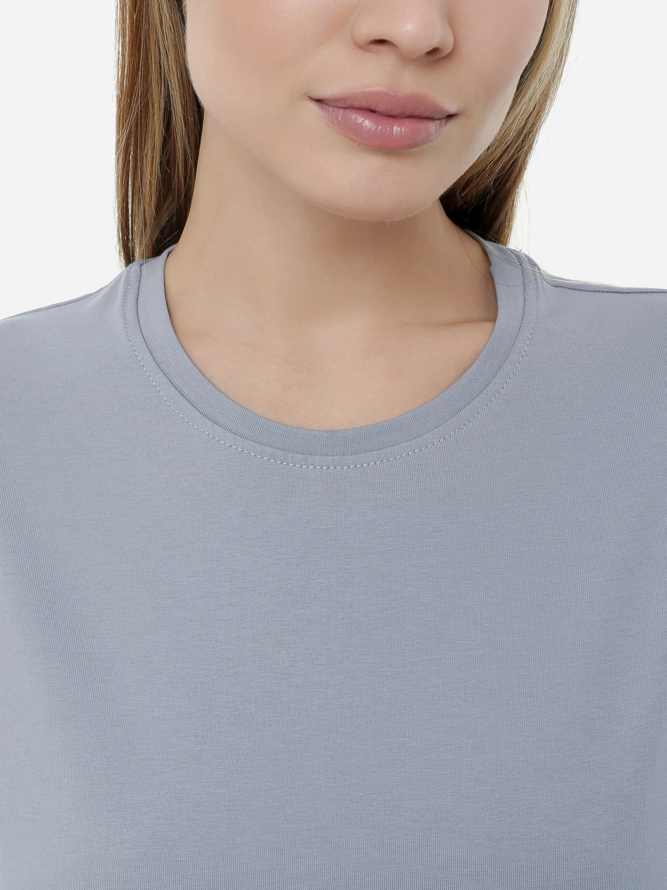Серебряный футболка базовая хлопок Archive-brand