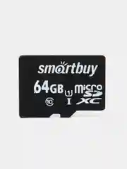 Карта MicroSDXC 64Gb (Class 10) UHS-I SMART BUY USB 2.0