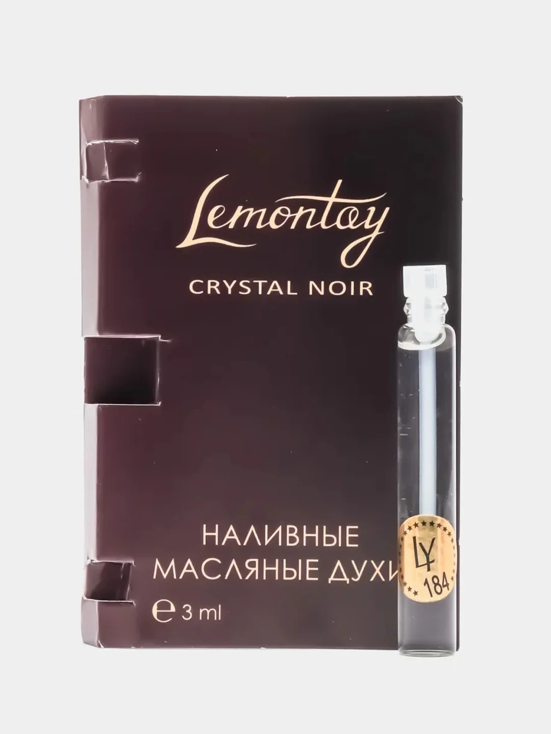 Lemontay масляные духи женские №184: по мотивам Crystal Noir, кристал нуар, 3 мл