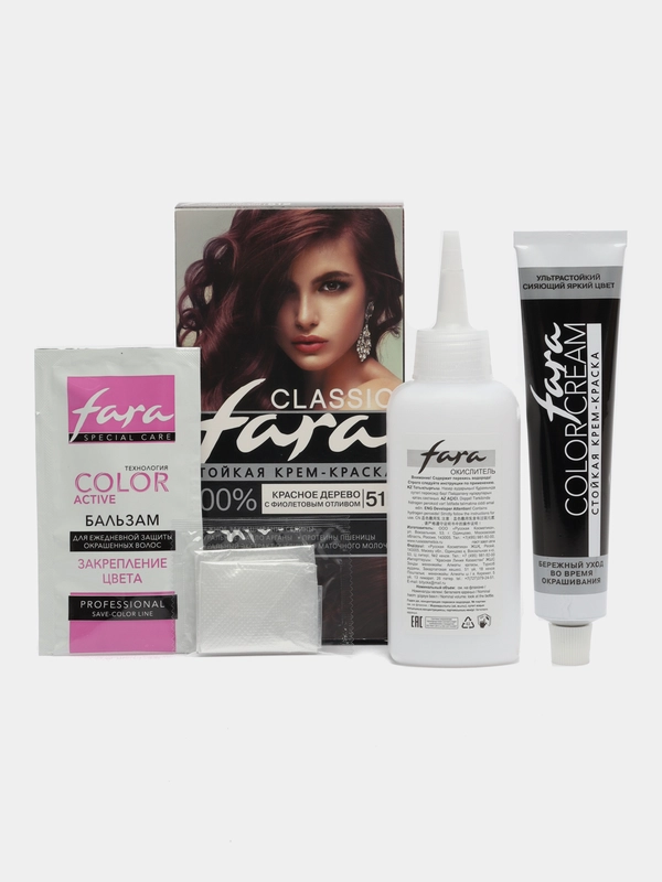 Краска Fara Classic 512 Красное дерево с фиолетовым отливом