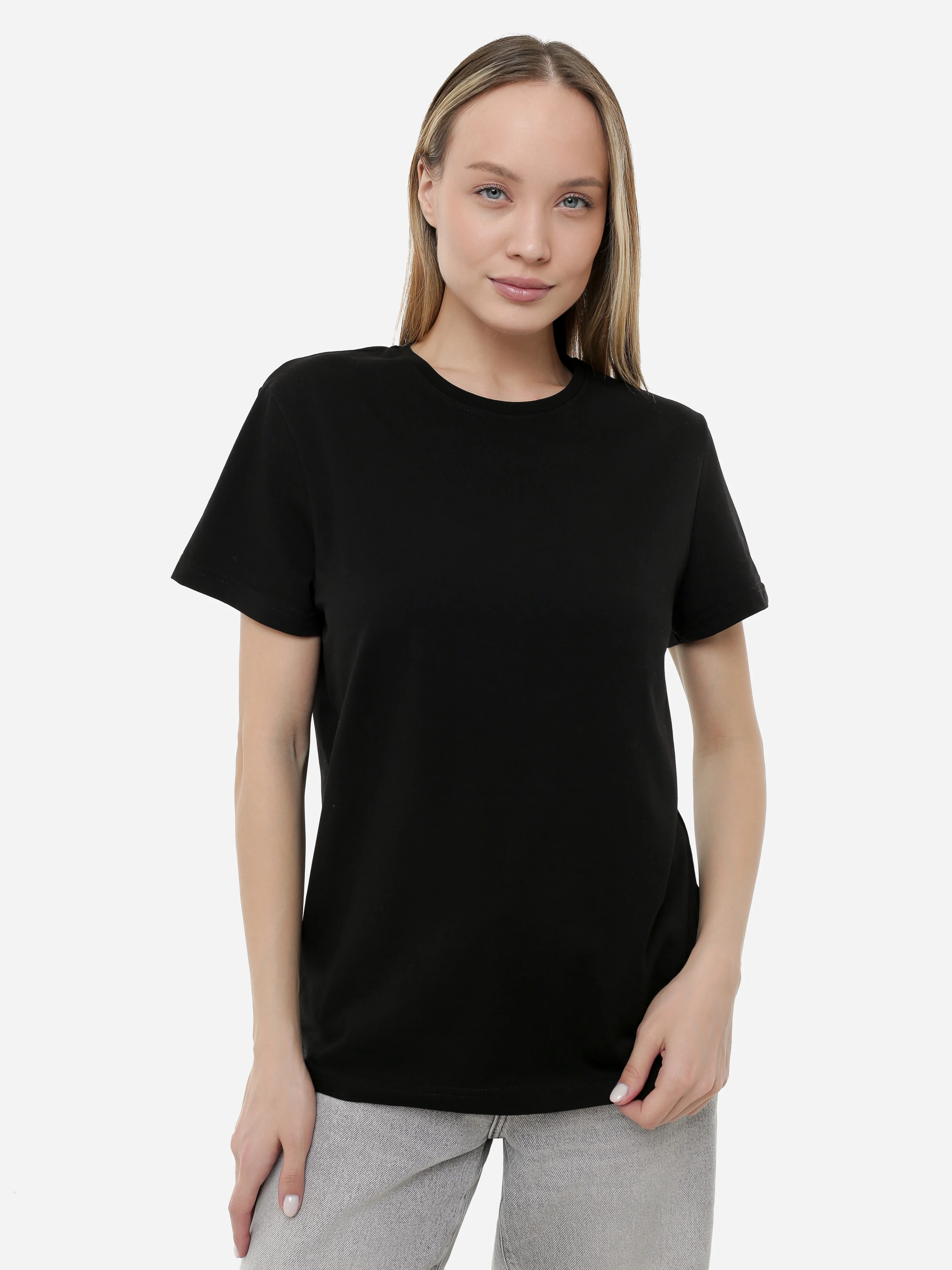 Черный футболка базовая хлопок Archive-brand