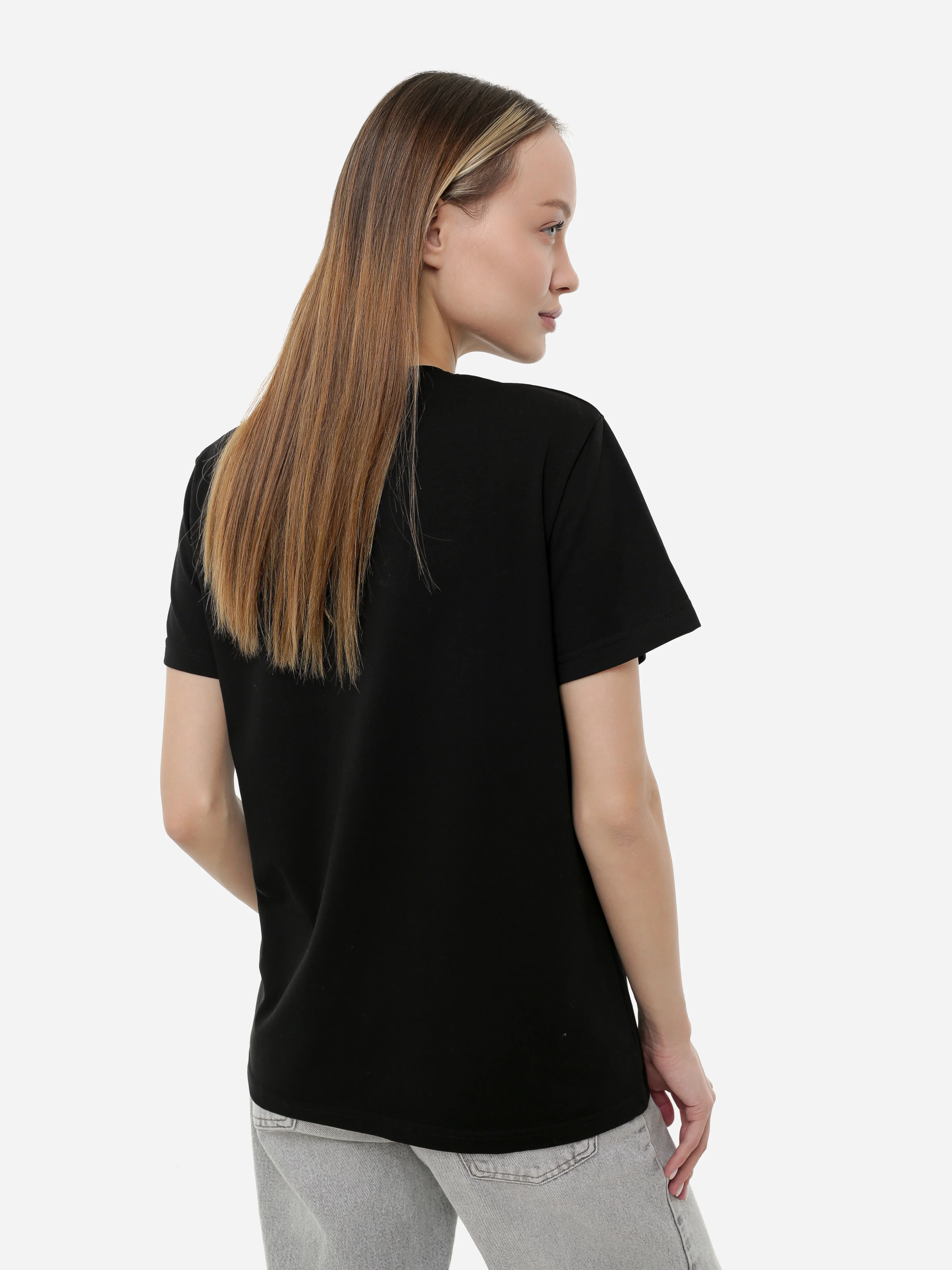 Черный футболка базовая хлопок Archive-brand