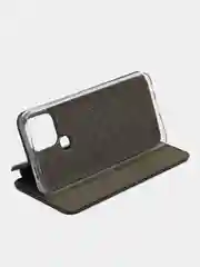 Темно-синий чехол-книжка для Xiaomi Redmi A1+/A2+ Plus/Poco C51 (Сяоми Редми А1+/А2+ Плюс)