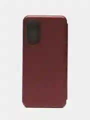 Багровый чехол-книжка для Oppo A78 4G (Оппо А78)