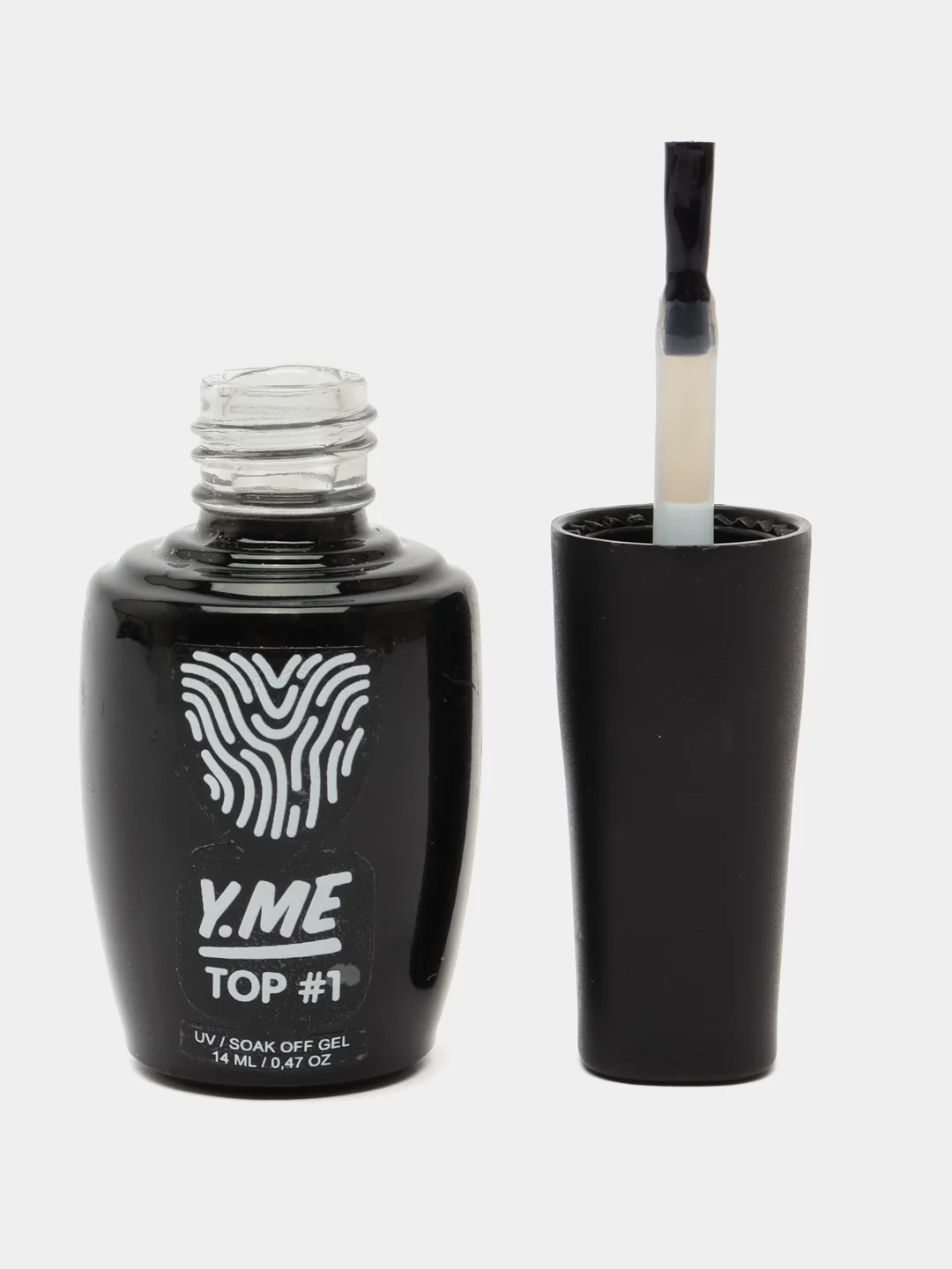 Прозрачный top Glance #1 (без л.с), Ymenails, 14 мл
