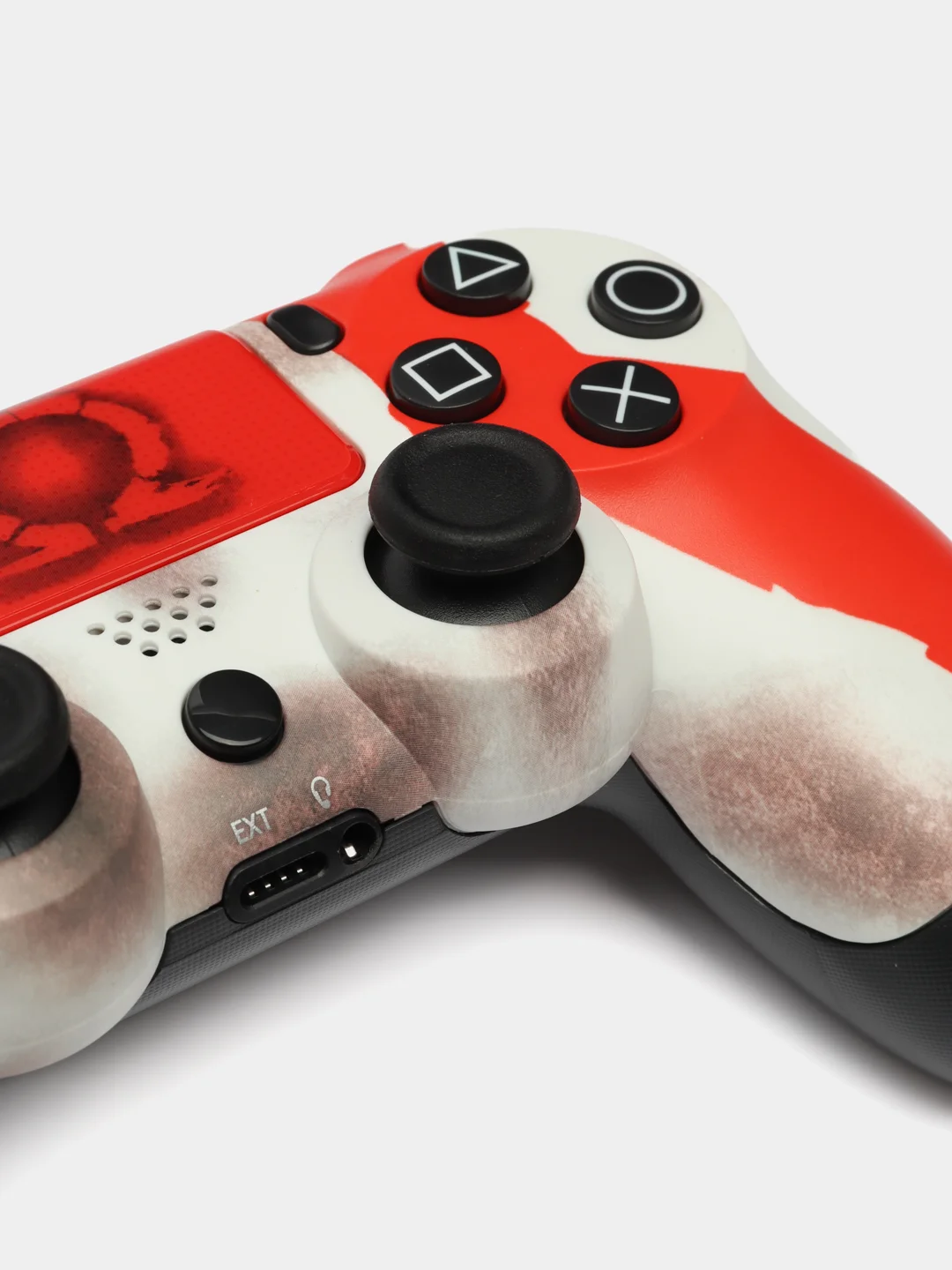 Бежевый джойстик PS4 DualShock геймпад беспроводной, Bluetooth, проводной с рисунком, с принтом, AA