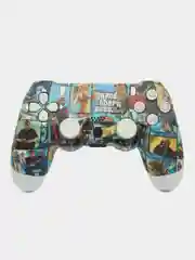 Голубой джойстик PS4 DualShock геймпад беспроводной, Bluetooth, проводной с рисунком, с принтом, AA
