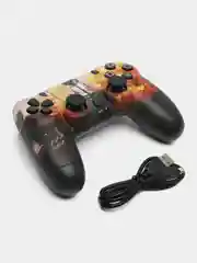 Оранжевый джойстик PS4 DualShock геймпад беспроводной, Bluetooth, проводной с рисунком, с принтом, AA