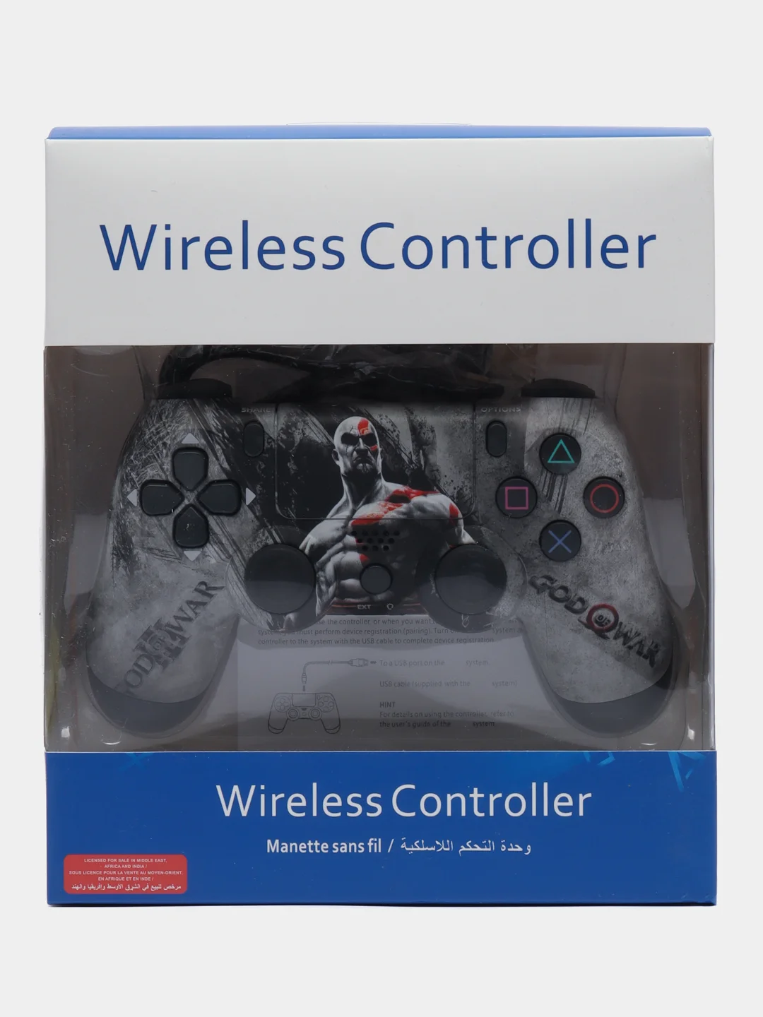Серый джойстик PS4 DualShock геймпад беспроводной, Bluetooth, проводной с рисунком, с принтом, AA