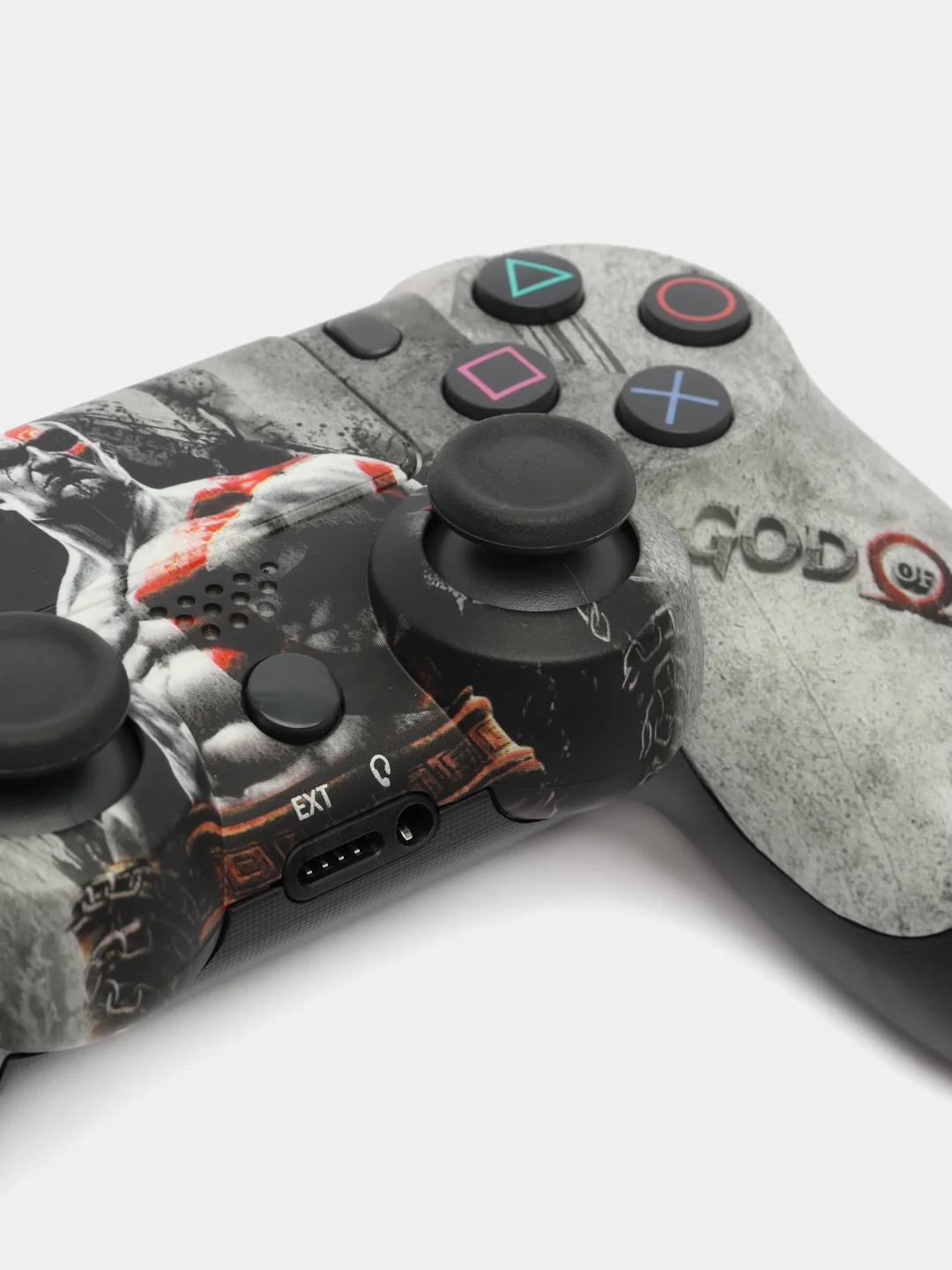 Серый джойстик PS4 DualShock геймпад беспроводной, Bluetooth, проводной с рисунком, с принтом, AA
