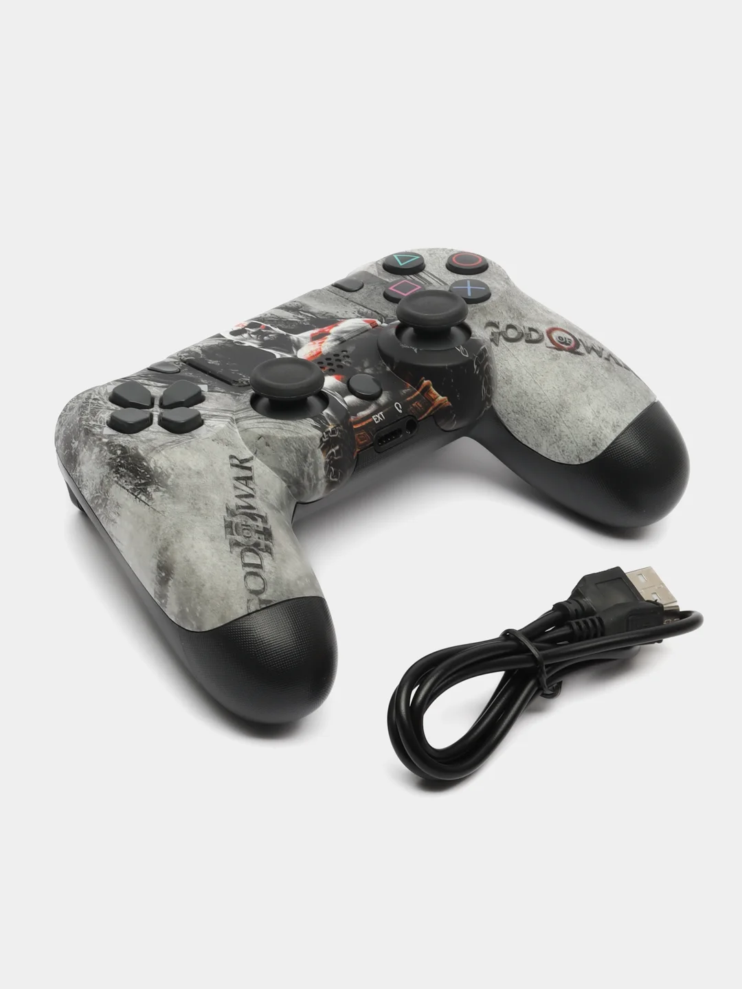 Серый джойстик PS4 DualShock геймпад беспроводной, Bluetooth, проводной с рисунком, с принтом, AA