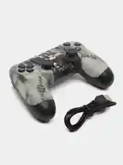 Серый джойстик PS4 DualShock геймпад беспроводной, Bluetooth, проводной с рисунком, с принтом, AA