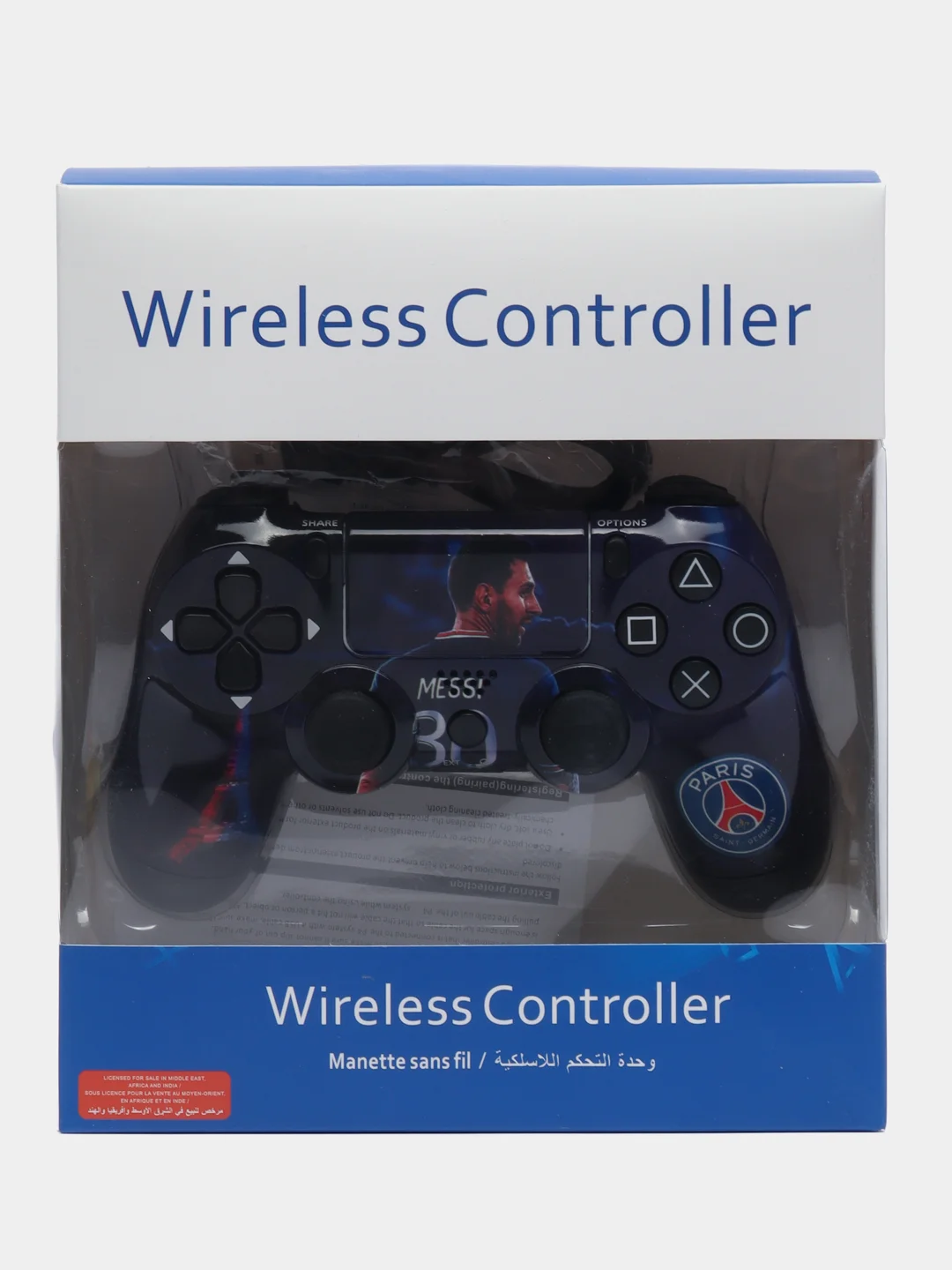 Синий джойстик PS4 DualShock геймпад беспроводной, Bluetooth, проводной с рисунком, с принтом, AA