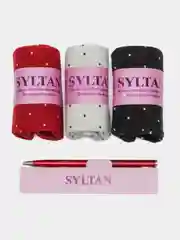 Подарочный набор из 3 пар Носков Женских SYLTAN+1 ручка