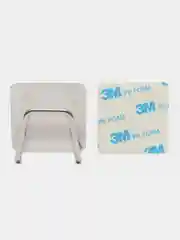Серый металлик крючок самоклеющийся SimpleShop, 1 шт, для полотенца, банного халата, ключей