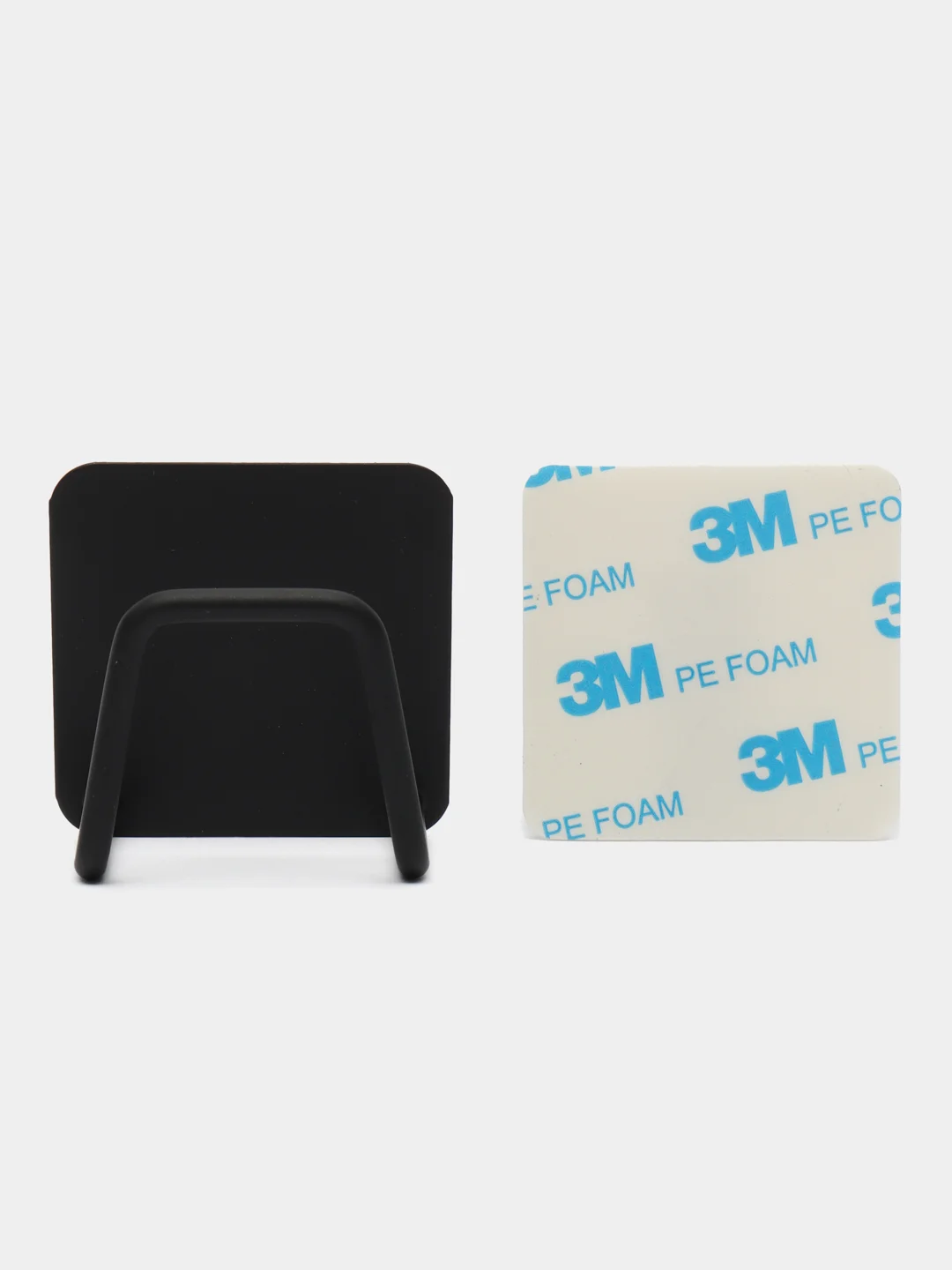 Серый металлик крючок самоклеющийся SimpleShop, 1 шт, для полотенца, банного халата, ключей