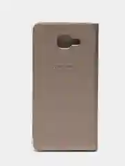 Бронзовый чехол книжка для Samsung A7 2016