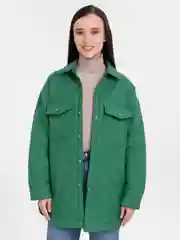 Зеленый куртка рубашка демисезонная