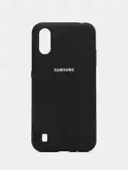 Черный чехол Soft-touch для Samsung A01