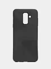 Серый чехол для Samsung A6 Plus