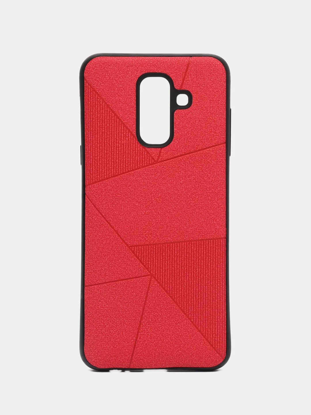 Бордовый чехол для Samsung A6 Plus