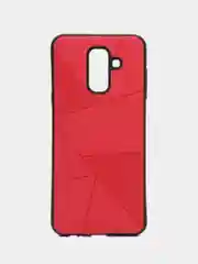 Бордовый чехол для Samsung A6 Plus
