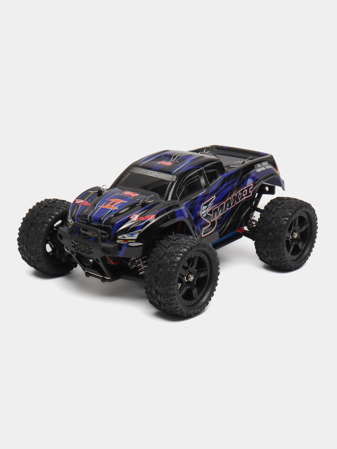 Радиоуправляемый монстр Remo Hobby SMAX 2 4WD 2.4G 1/16 RTR RH1631, масштаб  1:16, синий купить по цене 6500 ₽ в интернет-магазине Магнит Маркет