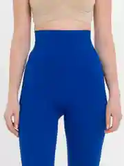 Синий легинсы женские, спортивные