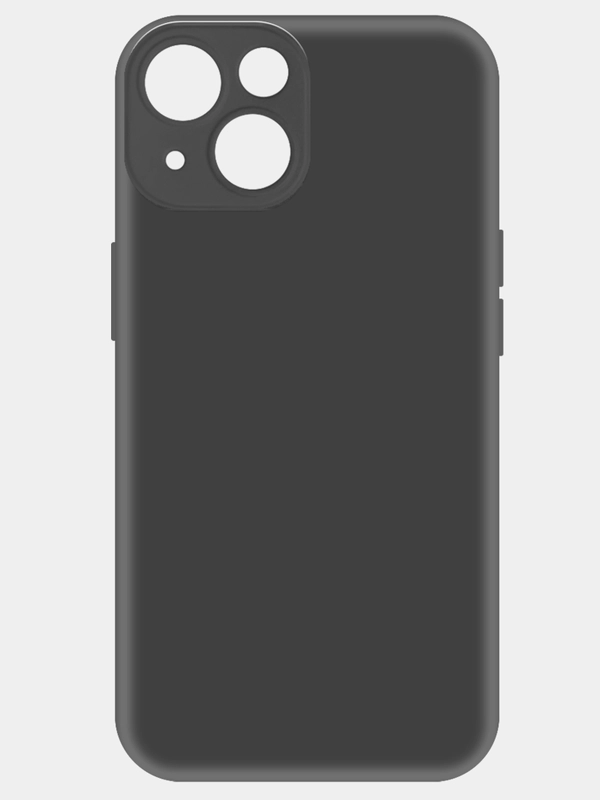Чехол-накладка Krutoff Silicone Case для iPhone 14 черный