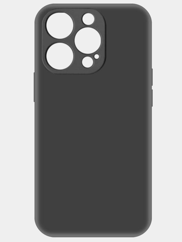 Чехол-накладка Krutoff Silicone Case для iPhone 14 Pro черный