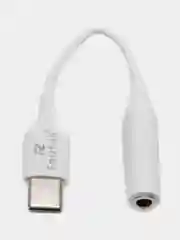 Белый переходник для Samsung iPad usb Type-C, аудио-разъём jack 3.5 mm, кабель для наушников aux