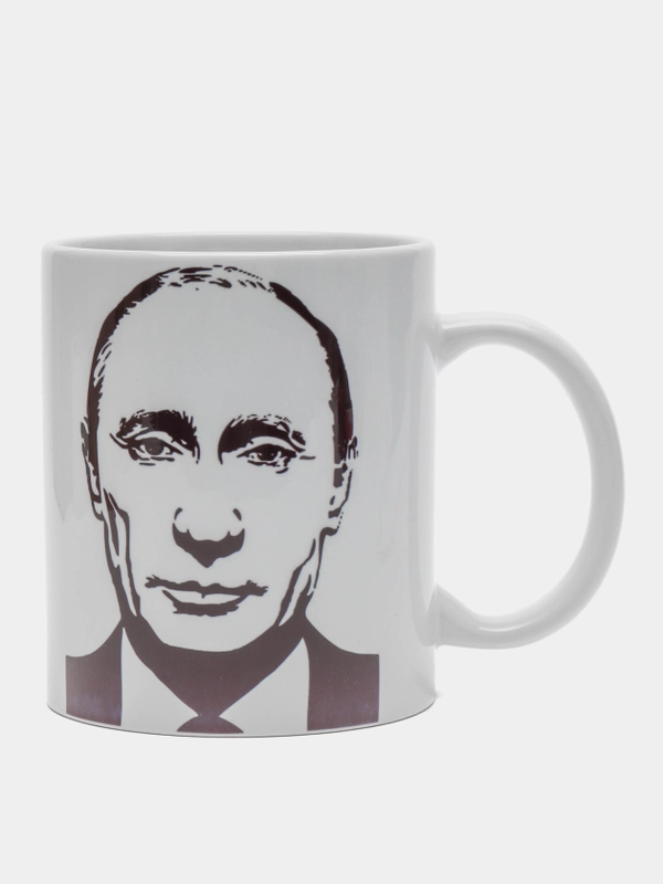 Кружка сувенирная, подарочная с принтом  " Путин "