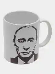 Кружка сувенирная, подарочная с принтом  " Путин "