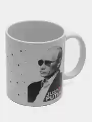 Кружка сувенирная, подарочная с принтом " Just Putin "
