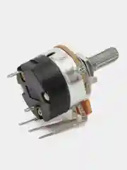 Резистор WH138-4 d=24мм, шлиц 20мм, 500КОм 2W с выключателем