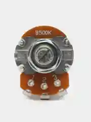Резистор WH138-4 d=24мм, шлиц 20мм, 500КОм 2W с выключателем