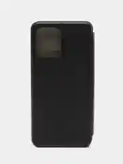 Черный чехол-книжка для Xiaomi Redmi 12 (Сяоми Редми 12)